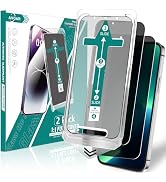 AVOAR 2 Pack Privacy Screen Protector for iPhone 14 Plus/13 Pro Max, [Auto-Alignment Kit] 6.7 Inc...