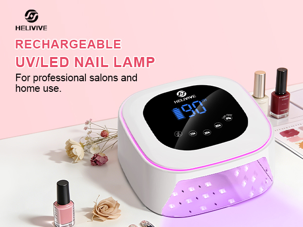 Rechargeable UV nail lamp