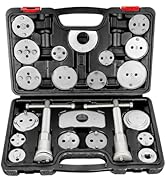 BILITOOLS Brake Caliper Compression Tool 22-Piece Heavy Duty Disc Brake Caliper Piston Rewind Too...
