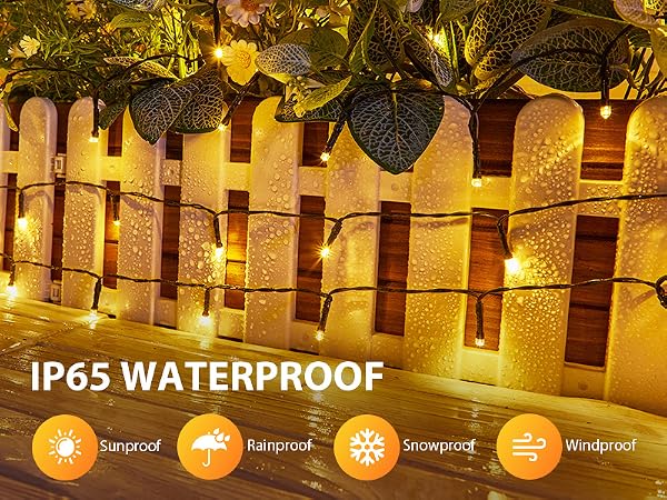 outdoor solar lights waterproof