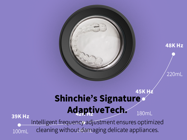 Shinchie SonoShine dental retainer aligner denture cleaner