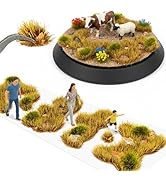 Warmtree 1 Box Static Grass Bushy Tufts Lowland Shrubs Scenery DIY Miniature for Train Landscape ...