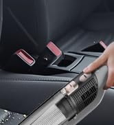 Zefiro Compact Powerful Cordless Handheld Vacuum, Rechargeable Portable Car Vacuum for Car &amp; Pet ...