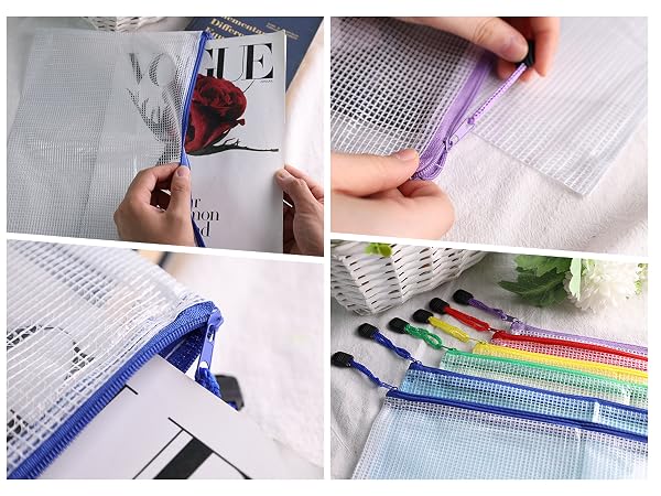 Mesh Zipper Pouches