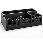 ADDFIT HOUSE Wood Coffee Station Organizer &amp; Pod Holder for Countertop - Versatile Coffee &amp; Tea C...