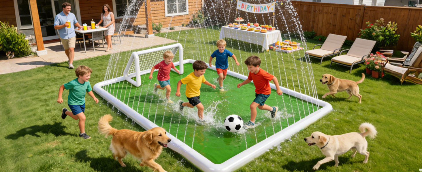 Soccer Splash Pad