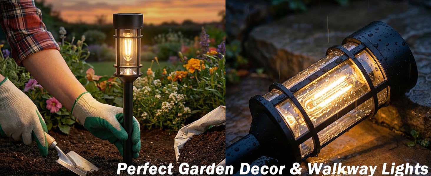 outdoor solar lights for yard garden decor