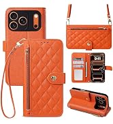 aidvaia Women Wallet Phone Case Compatible with iPhone 17 Pro Max, PU Leather Phone Case Flip Cov...