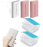 Holy Rose Portable Dental Floss Dispenser 4 Boxs, Flossers Picks Case 2 Box,High Tenacity Adult F...