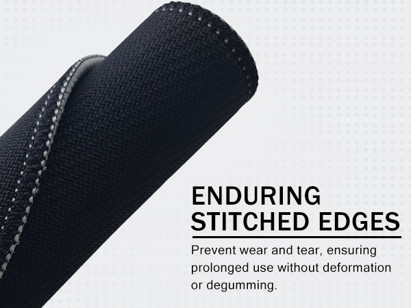 enduring stitched edges