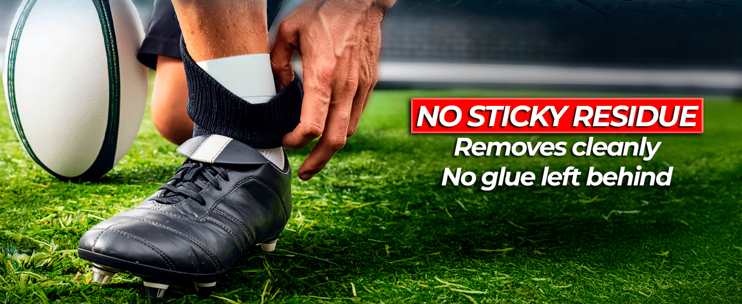 sports taping without glue residue