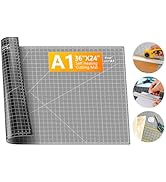 Ecraft Large Self Healing Cutting Mat: 24" x 36" Double Sided 5-Ply Hobby Mat, A1 Rotary Cutting ...