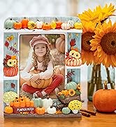 Fall Pumpkin Resin Picture Frame