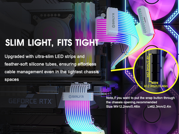 SLIM LIGHT, FITS TICH