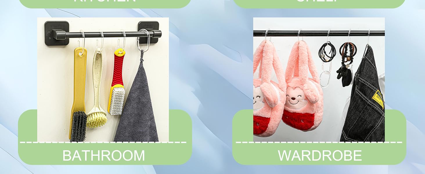 shower curtain hooks