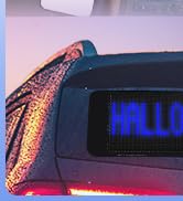 ATOTOZONE CI-VIALD13 Scrolling Advertising LED Signs, AI Voice Control, Programmable led sign,Blu...