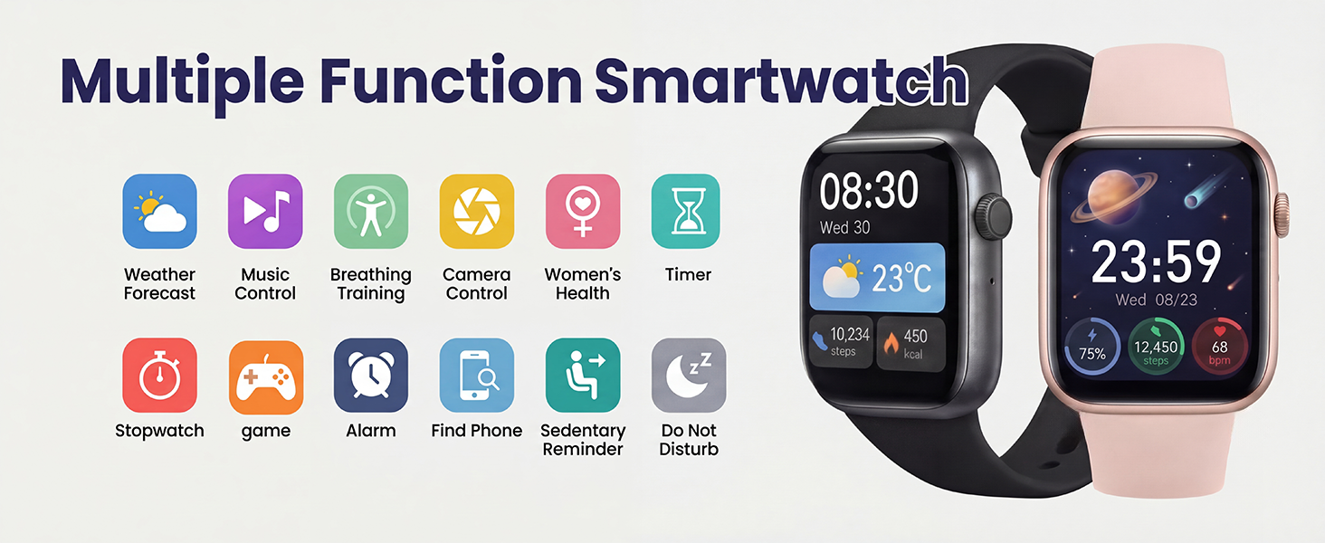 Multiple Function Smartwatch