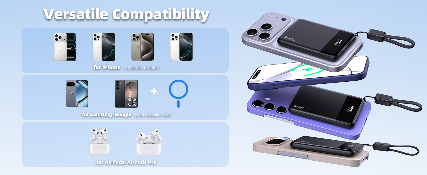 Versatile Compatibility Power Bank