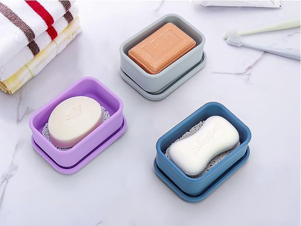 small silicone travel soap case