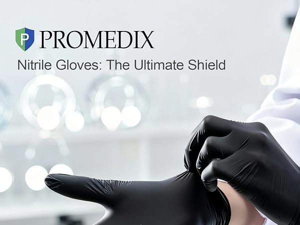 gloves disposable food nitrile prep grade safe cleaning rubber black chemical resistant heavy duty