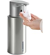 DODO MEKIA Automatic Foaming Soap Dispenser Touchless, 304 Stainless Steel Bottle Body &amp;16.2oz/48...