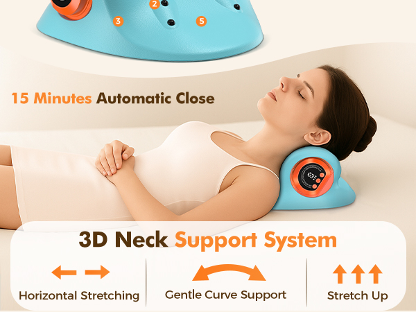 Horizontal stretching demonstration of 3D neck support system
