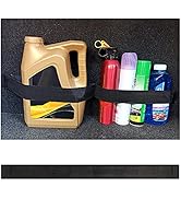 wedfish Elastic Car Trunk Organizer Straps with Hook and Loop Tape+2 "Pocket,20"/27.5" Car Organi...