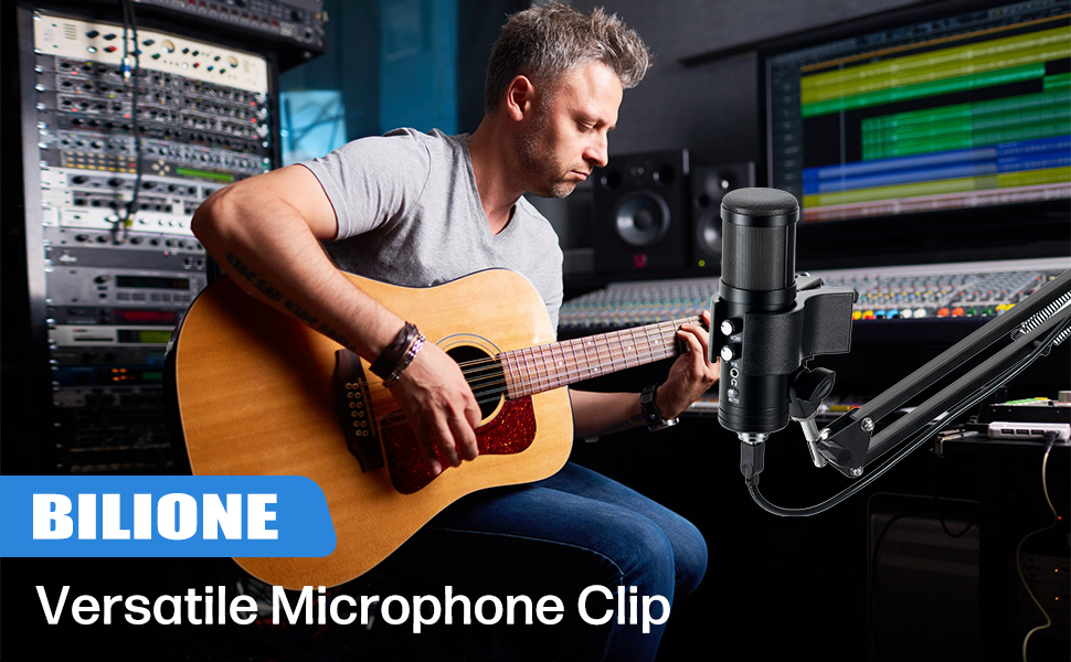 versatile microphone clip
