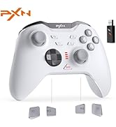 PXN P5 PC Gaming Controller, 2.4G Wireless Gaming Controller, Hall Effect Joystick, Hall Triggers...