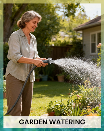 garden hose watering
