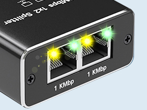 1000Mbps ethernet splitter
