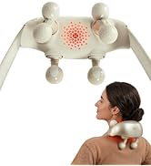 SKG H7 Ultra FSA Eligible Cordless Neck Massager for Pain Relief Deep Tissue, Shiatsu Shoulder Ma...