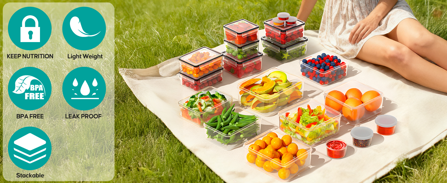 Airtight Food Storage Containers Set