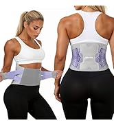 Back Brace for Women, Support Brace for Lower Back Pain Relief, Adjustable Lumbar Support Belt wi...