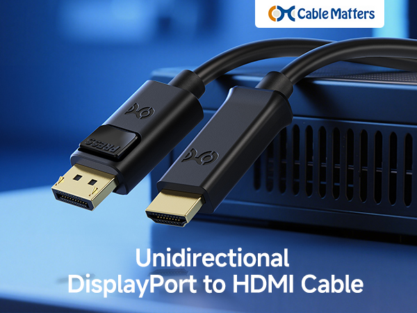 DisplayPort to HDMI Cable