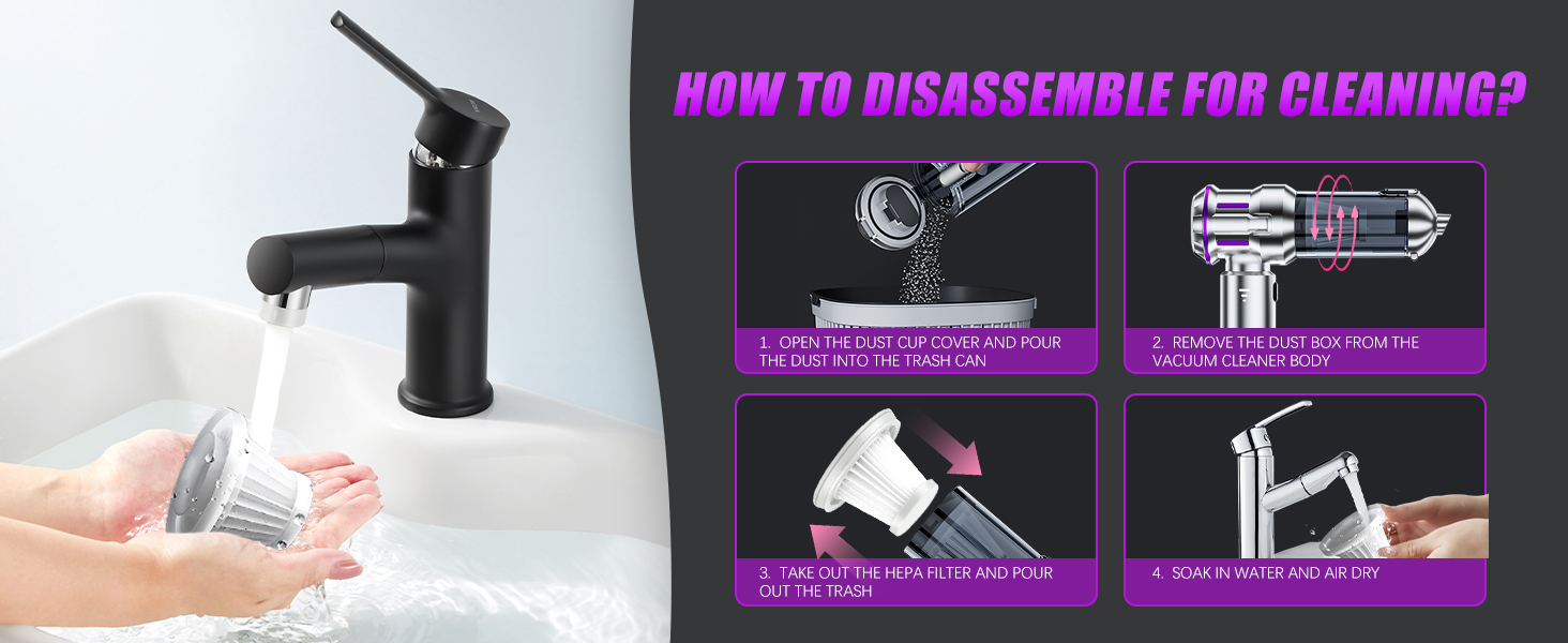 Handheld Car Vacuum Cordless