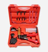 Beduan 16pcs Brake Bleeder Kit Hand Held Vacuum Pump Tester with Adapters for Automotive