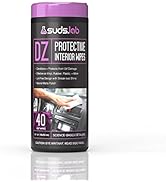 SUDS LAB DZ Protective Interior Wipes, Interior Shield Car Protectant Wipes, Clean and Protect Au...