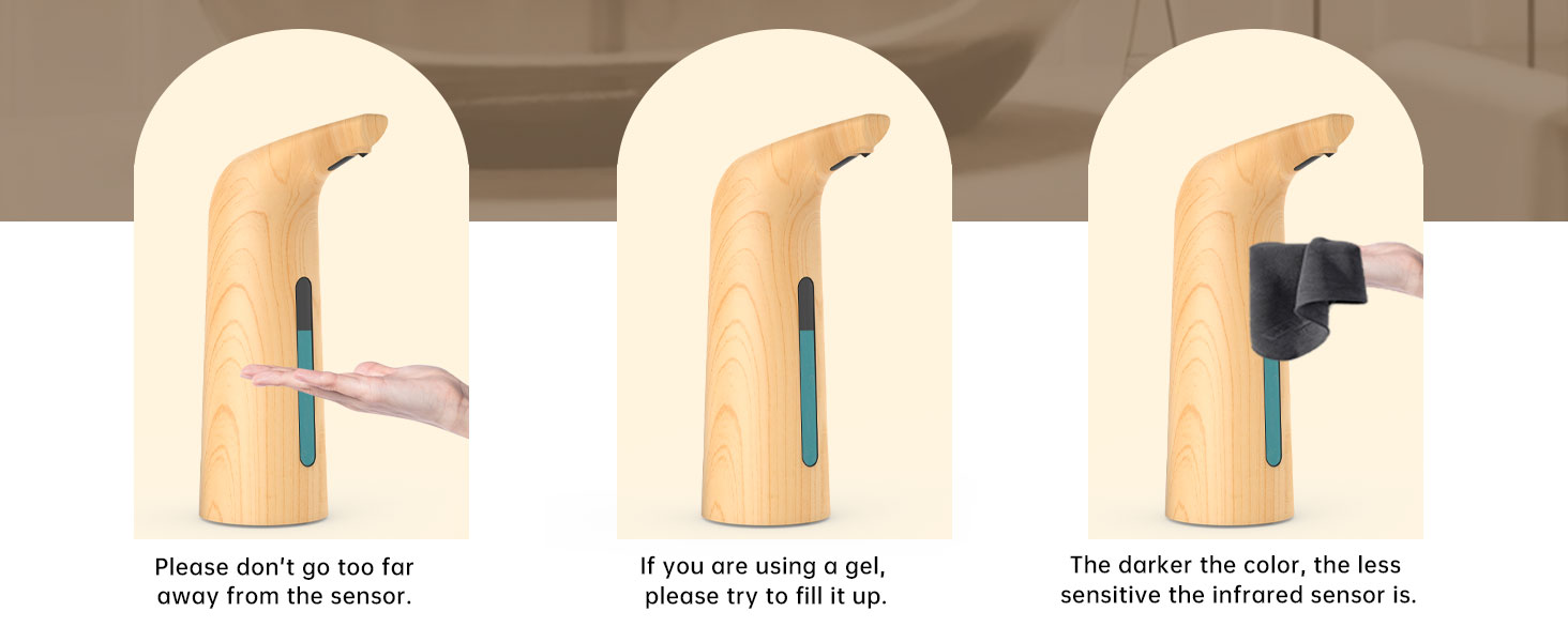 automatic soap dispenser for kitchen sink