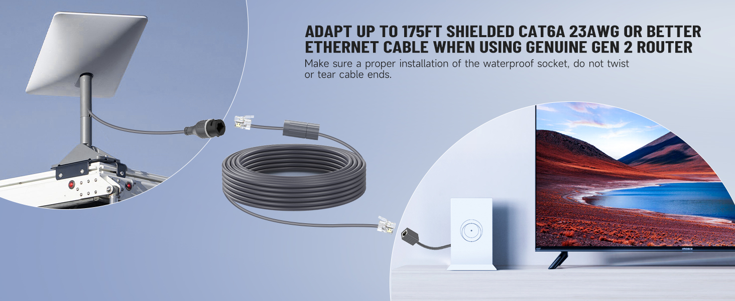 Starlink SPX Plug to RJ45 Adapters