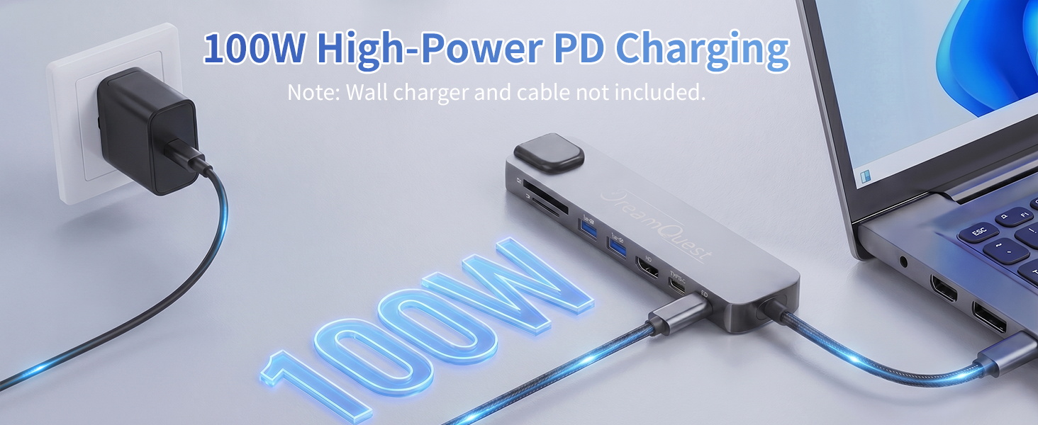 100W high power PD charging