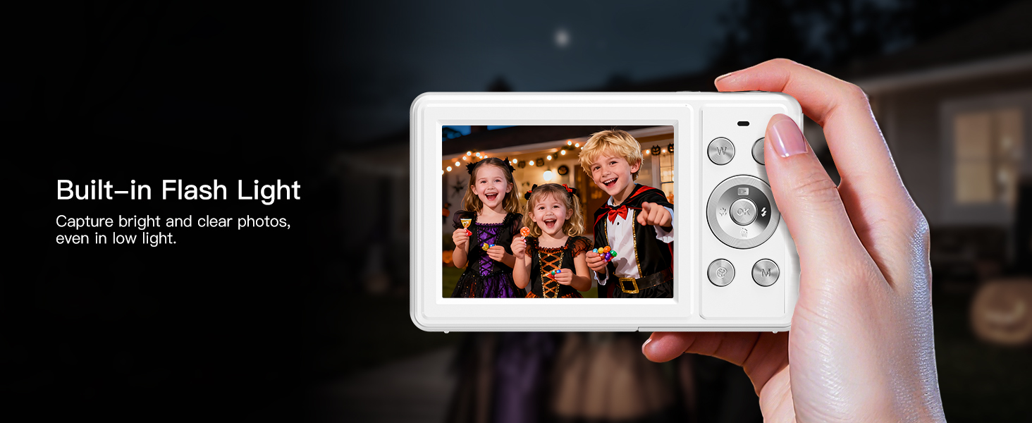 Built-in Flash Light