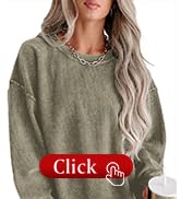 SHEWIN Women Casual Oversized Long Sleeve Crewneck Sweatshirts Pullover Tops, S-XXL