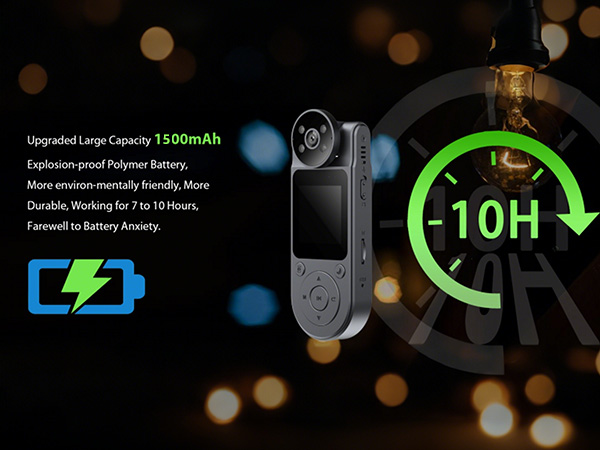 Upgraded Large Capacity 1400mAh