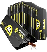 20-Pack Indoor Adhesive Cockroach Traps - Cockroach Glue Traps for Cockroachs Catchers - Long Las...