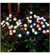 TONULAX Solar Garden Lights - Newest Solar Powered Landscape Tree Lights with Larger Solar Capaci...
