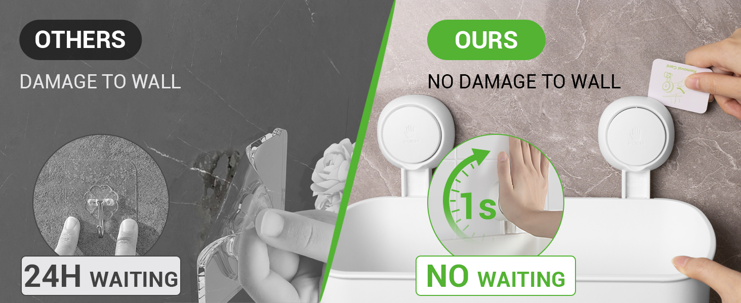 NO damage to wall &amp;reusable