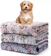 1 Pack 3 Blankets Fluffy Premium Fleece Soft Pet Blanket Flannel Throw for Cat Dog Puppy (Medium ...