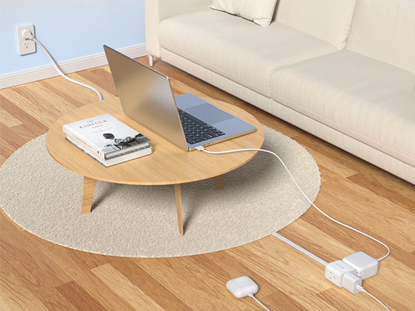 power cord extension right angled