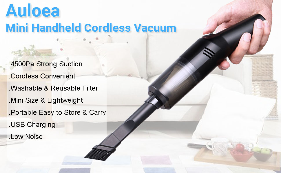 Wireless Portable Mini Car Vacuum Cleaner High Power handheld Cordless